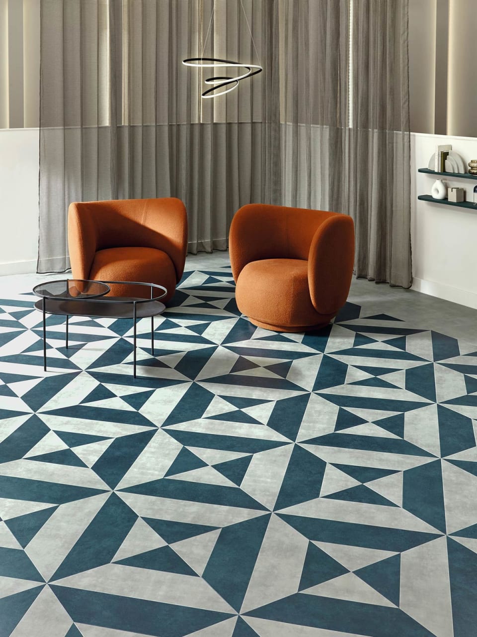 Gatsby Square Large DC571 | An LVT Design floor for Commercial spaces